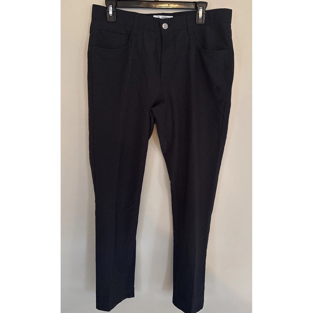 Penguin Munsingwear Golf Pants Mens 32x30 Black Straight Leg